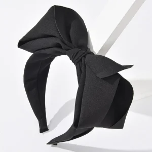 Hiuspanta | SUGAR SUGAR, Bowtie -musta comfy rusettipanta