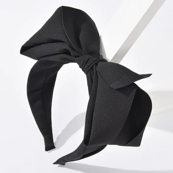 Hiuspanta | SUGAR SUGAR, Bowtie -musta comfy rusettipanta