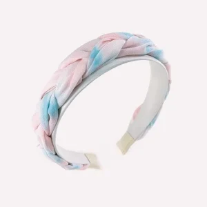 Hiuspanta | SUGAR SUGAR, Braided Tie Dye Hairband in Pink