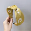 Hiuspanta | SUGAR SUGAR, Comfy Satin Daisy -keltainen satiinipanta