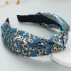 Hiuspanta | SUGAR SUGAR, Leopard Hairband in Light Blue