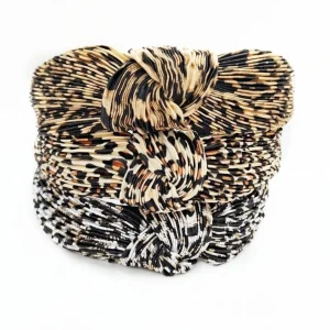 Hiuspanta | SUGAR SUGAR, Leopard in White -leopardi solmupanta