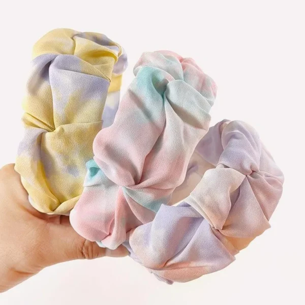 Hiuspanta | SUGAR SUGAR, Miami -sini-oranssi tie dye comfy-panta
