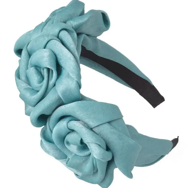 Hiuspanta | SUGAR SUGAR, Roses Hairband in Soft Blue