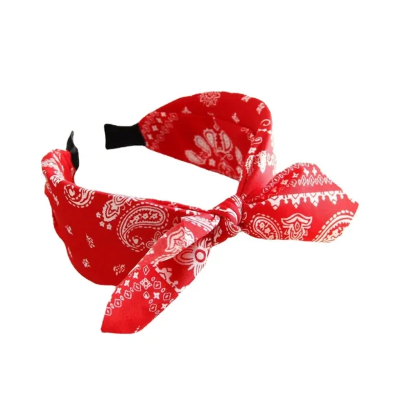 Hiuspanta | SUGAR SUGAR, 50's Bowtie -punainen comfy rusettipanta
