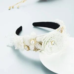 Hiuspanta | SUGAR SUGAR, Snow Kiss -valkoinen helmipanta