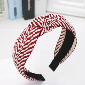 Hiuspanta | SUGAR SUGAR, Stripy Hairband in Red