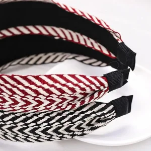 Hiuspanta | SUGAR SUGAR, Stripy Hairband in Red