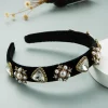 Hiuspanta | SUGAR SUGAR, Velvet Hairband with Pearls in Black