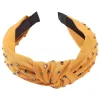 Hiuspanta | SUGAR SUGAR, Yellow Knot Hairband -keltainen solmupanta