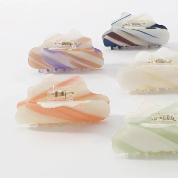 Hiussolki | SUGAR SUGAR, Cloud Clip -vaaleanvihreä hainhammas