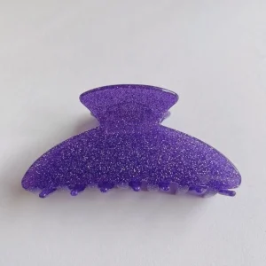 Hiussolki | SUGAR SUGAR, Glitter Clip -liila glitter hainhammas
