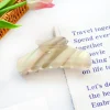 Hiussolki | SUGAR SUGAR, Pastel Stripes Clip -roosa & beige hainhammas