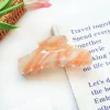 Hiussolki | SUGAR SUGAR, Pastel Stripes Clip -roosa & oranssi hainhammas