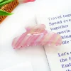 Hiussolki | SUGAR SUGAR, Pastel Stripes Clip -roosa & lila hainhammas