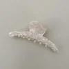 Hiussolki | SUGAR SUGAR, Small Shimmer Clip -valkoinen hainhammas