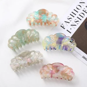 Hiussolki | SUGAR SUGAR, Water Colour Clip -turkoosi hainhammas