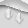 Hopeakorvakorut, PREMIUM COLLECTION | Minimalistic Matt Square Earrings