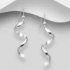 Hopeakorvakorut, PREMIUM COLLECTION | Minimalistic Spiral Earrings