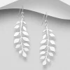 Hopeakorvakorut, PREMIUM COLLECTION | Silver Leaf Earrings