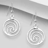 Hopeakorvakorut, PREMIUM COLLECTION | Minimalistic Wave Earrings