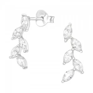 Hopeanapit, Olive Leaf -kirkkaat kristallinapit