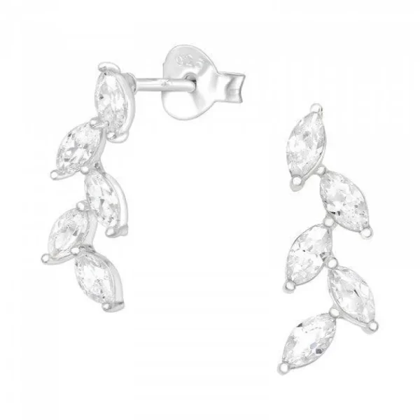 Hopeanapit, Olive Leaf -kirkkaat kristallinapit