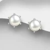 Hopeanapit, PREMIUM COLLECTION | Freshwater Pearl Earstuds