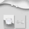 Hopeanapit, PREMIUM COLLECTION | Simple Moonstone Earstuds