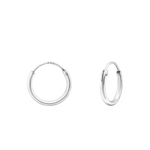 Hopearenkaat, Basic Mini 6mm Silver Hoop -minikokoiset renkaat
