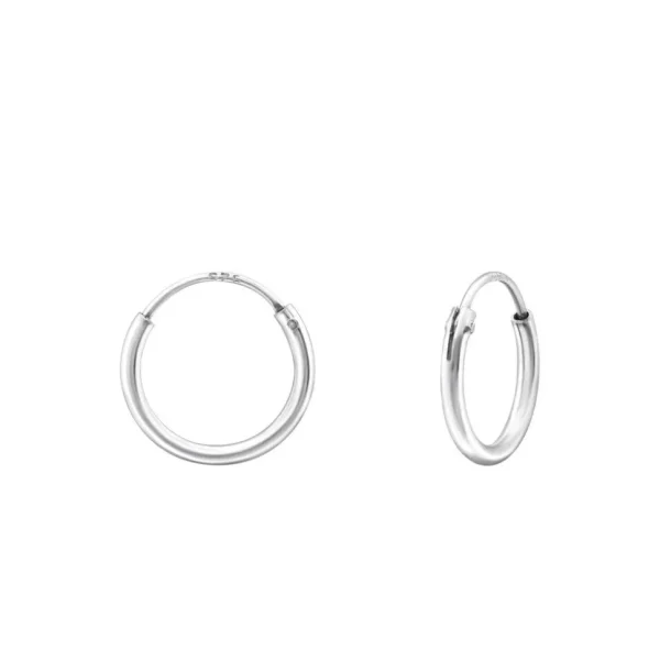 Hopearenkaat, Basic Mini 6mm Silver Hoop -minikokoiset renkaat
