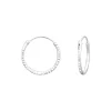 Hopearenkaat, Diamond Cut Silver Hoops -koristeelliset renkaat