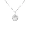 Hopeinen kaulakoru, Chic Silver Necklace with CZ
