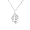 Hopeinen kaulakoru, Palm Tree Necklace
