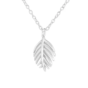 Hopeinen kaulakoru, Palm Tree Necklace