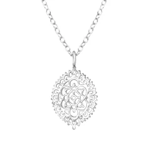 Hopeinen kaulakoru, Romantic Lace Mandala