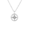 Hopeinen kaulakoru, Small Compass
