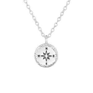 Hopeinen kaulakoru, Small Compass