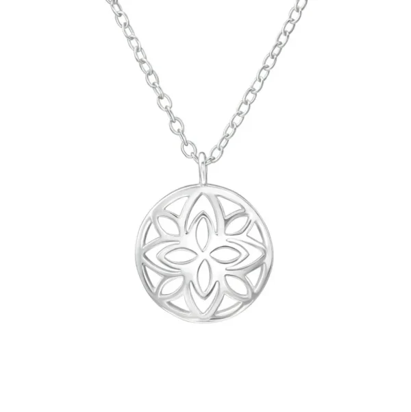 Hopeinen kaulakoru, Snowflake Lace