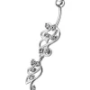 Hopeinen napakoru, Kirkas kristalli, Delicate Swirls