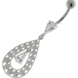 Hopeinen napakoru titaanivarrella, Big Teardrop