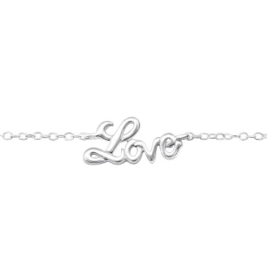 Hopeinen rannekoru, Love
