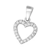 Hopeinen riipus, Classic Heart Pendant