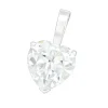 Hopeinen riipus, Luxorious Heart Pendant CZ -Ylellinen CZ sydänriipus