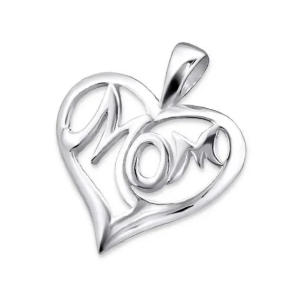 Hopeinen riipus, Mom (sydänriipus äidille)