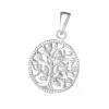 Hopeinen riipus, Tree of Life with Cubic Zirconia