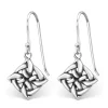 Hopeiset korvakorut, Knot (mini)