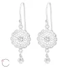 Hopeiset korvakorut, LA CRYSTALE, Crystal Lace