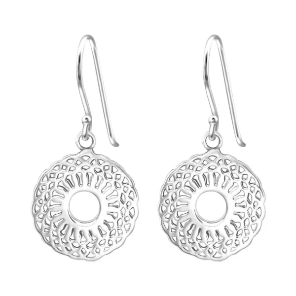 Hopeiset korvakorut, Lace Circle