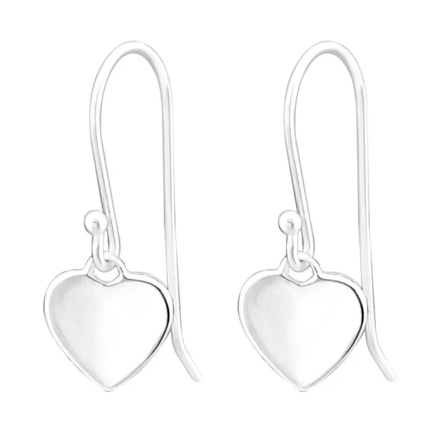 Hopeiset korvakorut, MINIMALISM/Heart
